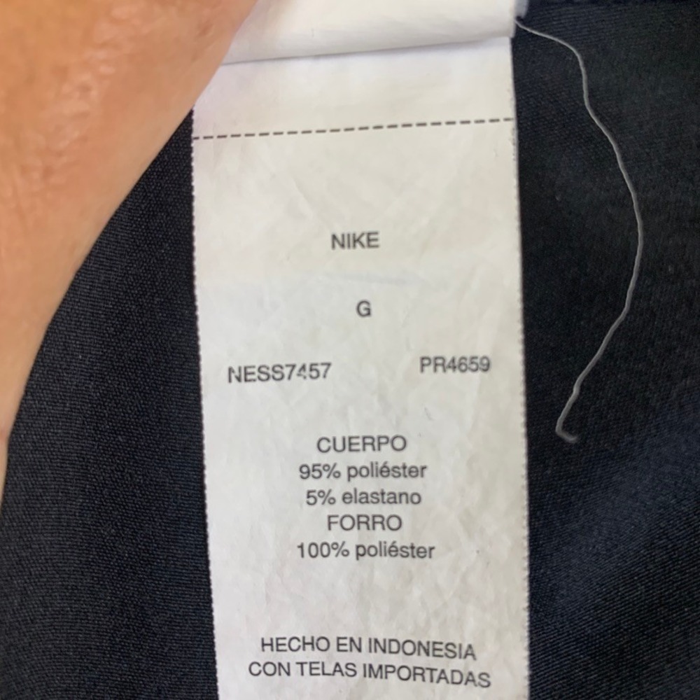 Nike Mens Black Board Shorts Swim Trunks Size 34 NESS7457 Large Swoosh Logo - Picture 5 of 10